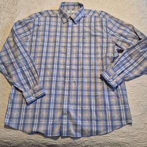 Southern Tide men's XXL Intercoastal Charlesfort Sport Shirt Cerulean EUC